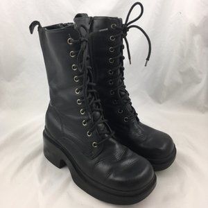 Steve madden boots Vintage chunky platform black